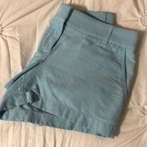 J. Crew Light Blue Shorts Sz 0